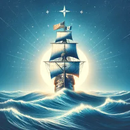 Greeting Card Explore New Horizons: Embrace Columbus Day Adventures