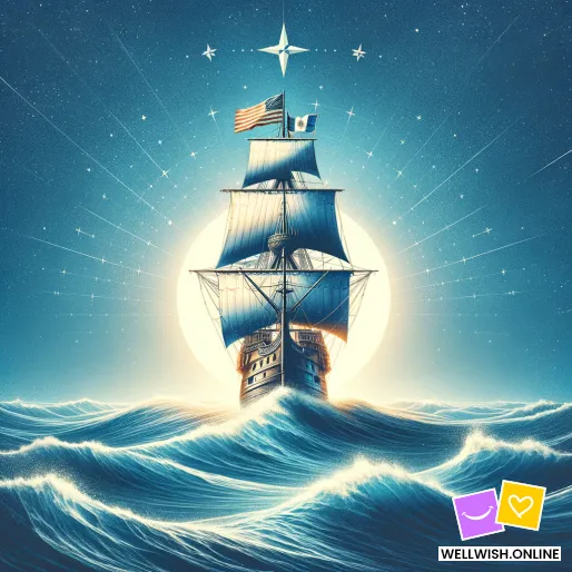 Greeting Card Explore New Horizons: Embrace Columbus Day Adventures