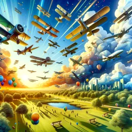 Greeting Card Celebrate National Aviation Day: Soar with Endless Possibilities