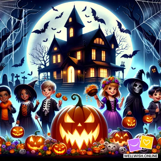 Greeting Card Enchanting Halloween: Embrace the Magic and Wonder
