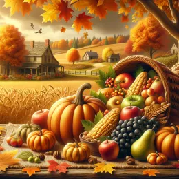 Greeting Card Thanksgiving Gratitude: Cherish Memories and Joyful Moments