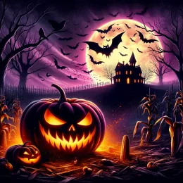 Greeting Card Discover the Magic and Mystery of Halloween in Every Shadow