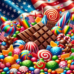 Greeting Card Sweet Day: Life as a Favorite Candy with Surprises