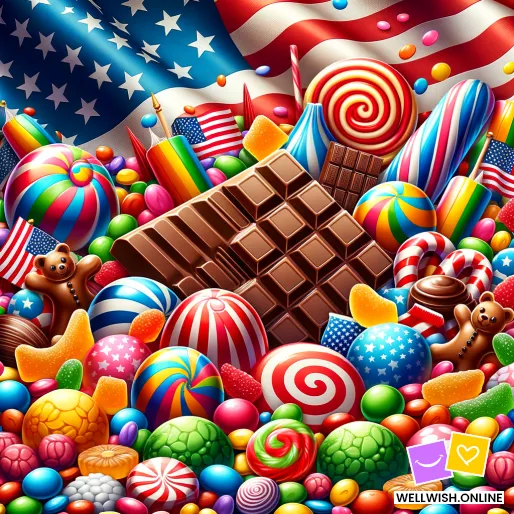Greeting Card Sweet Day: Life as a Favorite Candy with Surprises