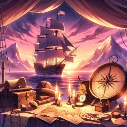 Greeting Card Explore New Horizons: Ignite Your Curiosity This Columbus Day