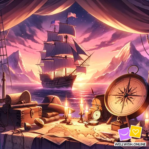 Greeting Card Explore New Horizons: Ignite Your Curiosity This Columbus Day