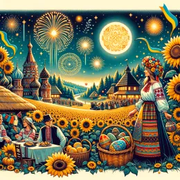 Greeting Card Celebrate Ukraine’s Independence: Spirit, Unity, and Hope