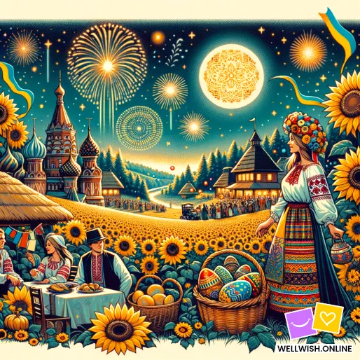Greeting Card Celebrate Ukraine’s Independence: Spirit, Unity, and Hope