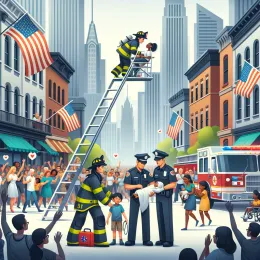 Greeting Card Honor First Responders: Celebrating Courage and Sacrifice