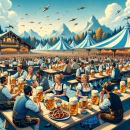 Celebra el Oktoberfest: Alegría, Risas y Unión Greeting Card Celebra el Oktoberfest: Alegría, Risas y Unión