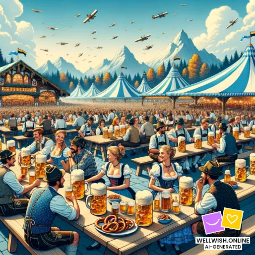 Celebra el Oktoberfest: Alegría, Risas y Unión Tarjeta postal Celebra el Oktoberfest: Alegría, Risas y Unión