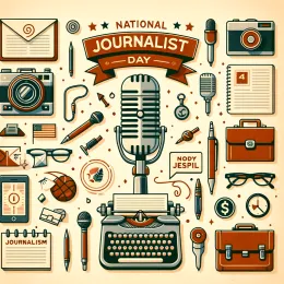 Greeting Card Celebrate National Journalist Day: Honoring Truth and Courage