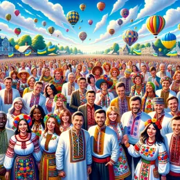 Святкуйте День Вишиванки: Прийміть Традиції та Культуру Листівка Святкуйте День Вишиванки: Прийміть Традиції та Культуру