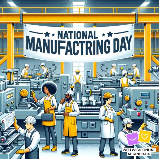 Celebrate Innovation and Craftsmanship on Manufacturing Day Greeting Card Celebrate Innovation and Craftsmanship on Manufacturing Day