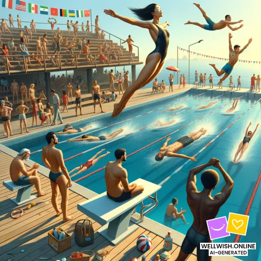 Celebrate Swimmer’s Day: Joy, Serenity, and Freedom in Water Greeting Card Celebrate Swimmer’s Day: Joy, Serenity, and Freedom in Water