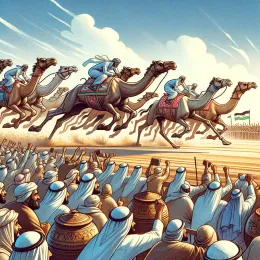 Greeting Card Camel Racing Festival: A Celebration of Joy and Unmatched Spirit