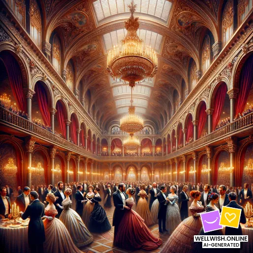Enchanting Vienna Opera Ball: A Night of Elegance & Joy Greeting Card Enchanting Vienna Opera Ball: A Night of Elegance & Joy