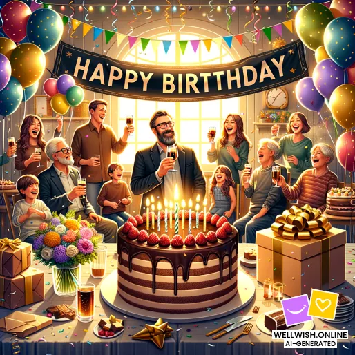 Celebrate Dad’s Birthday: Honoring Wisdom and Joy Greeting Card Celebrate Dad’s Birthday: Honoring Wisdom and Joy