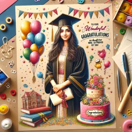 Greeting Card Celebrate Your Journey: Achievements and Endless Possibilities