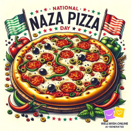 Celebrate National Pizza Day: A Slice of Joy for Everyone Greeting Card Celebrate National Pizza Day: A Slice of Joy for Everyone