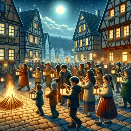 Día de San Martín: Abraza la Luz, el Calor y la Comunidad Greeting Card Día de San Martín: Abraza la Luz, el Calor y la Comunidad