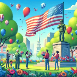 Greeting Card Honor Veterans: Reflect on Courage and Freedom Today