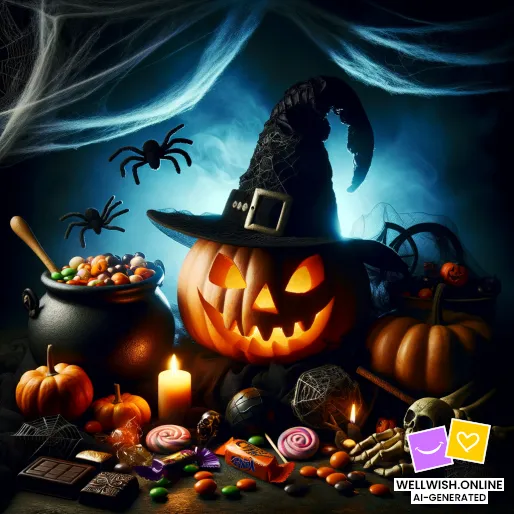 Enchanting Halloween: Embrace Magic and Mystery Greeting Card Enchanting Halloween: Embrace Magic and Mystery