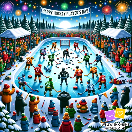 Celebrate Hockey Passion: Dedication, Joy, and Camaraderie Greeting Card Celebrate Hockey Passion: Dedication, Joy, and Camaraderie