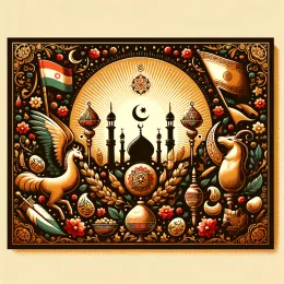 Greeting Card Reflecting on Ashura: Embrace Peace, Strength, and Inspiration