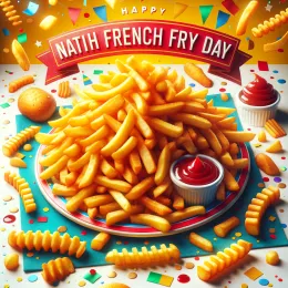 Greeting Card Savor the Joy: Celebrate Life with Perfectly Crisp Fries