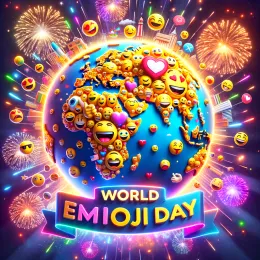 Greeting Card Celebrate World Emoji Day: Brighten Your World with Joy