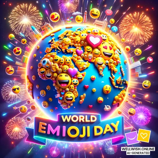 Celebrate World Emoji Day: Brighten Your World with Joy Greeting Card Celebrate World Emoji Day: Brighten Your World with Joy