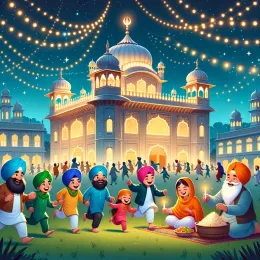 Greeting Card Celebrate Guru Nanak Gurpurab: Wisdom, Peace, and Joy