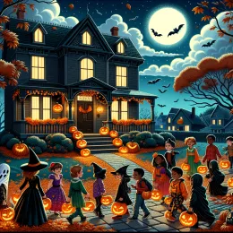 Encantador Halloween: Captura la Magia y Momentos de Alegría Greeting Card Encantador Halloween: Captura la Magia y Momentos de Alegría