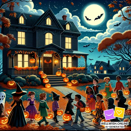 Encantador Halloween: Captura la Magia y Momentos de Alegría Tarjeta postal Encantador Halloween: Captura la Magia y Momentos de Alegría