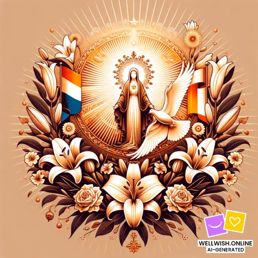 Greeting Card The Assumption of the Blessed Virgin Mary: Wishing You Peace and Inspiration