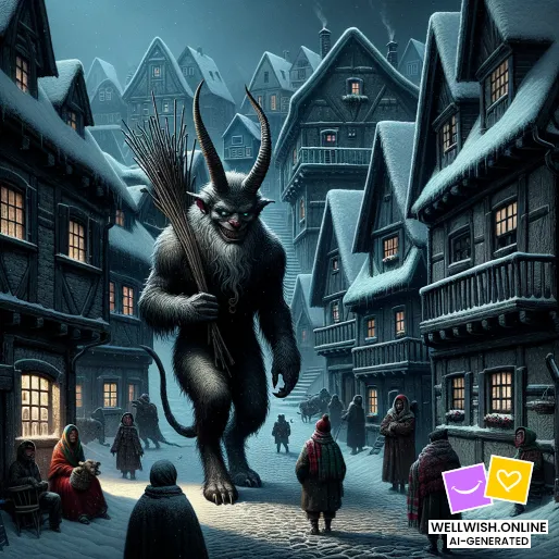 Enchanting Krampus Night: Embrace Magic and Friendship Greeting Card Enchanting Krampus Night: Embrace Magic and Friendship