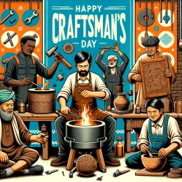Greeting Card Celebrate Craftsmanship: Inspiring Artistry and Passion