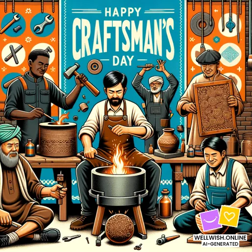 Celebrate Craftsmanship: Inspiring Artistry and Passion Greeting Card Celebrate Craftsmanship: Inspiring Artistry and Passion