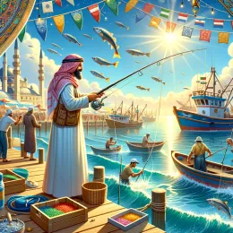 Greeting Card Celebrate Fisherman’s Day: Tranquility, Adventure, and Joy
