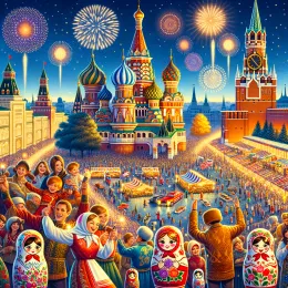 Открытка Празднуем очарование Москвы: история, парки и приключения