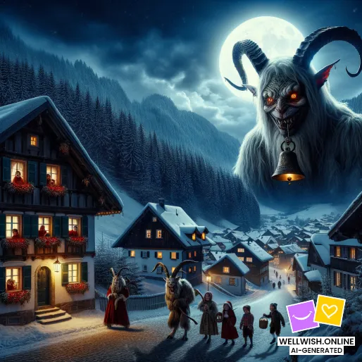 Celebra la Noche de Krampus: Tradiciones Encantadoras y Calidez Tarjeta postal Celebra la Noche de Krampus: Tradiciones Encantadoras y Calidez