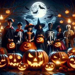 Greeting Card Magical Halloween: Cherished Memories and Joyful Adventures