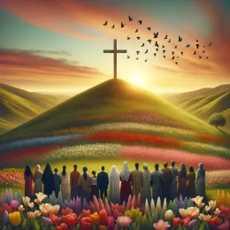 Greeting Card Good Friday Reflection: Embrace Peace and Renewal