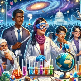 Greeting Card “Celebrate Curiosity and Innovation on National Scientists Day”