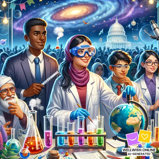 “Celebrate Curiosity and Innovation on National Scientists Day” Greeting Card “Celebrate Curiosity and Innovation on National Scientists Day”