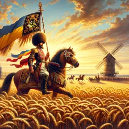 Greeting Card Celebrate Cossack Day: Honoring Courage and Resilience