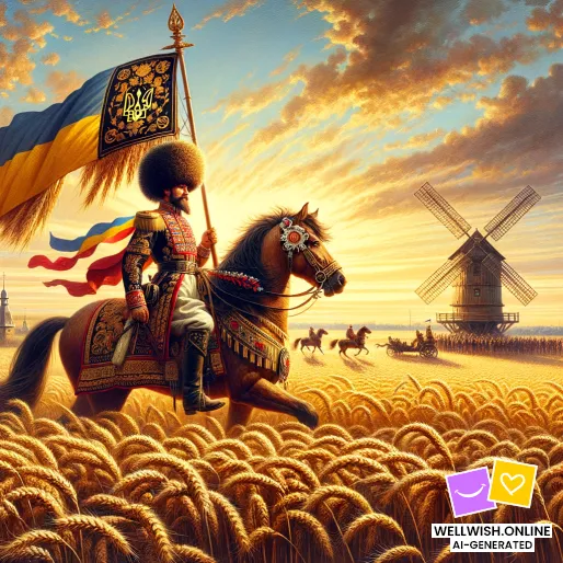 Celebrate Cossack Day: Honoring Courage and Resilience Greeting Card Celebrate Cossack Day: Honoring Courage and Resilience