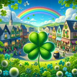 Greeting Card Joyful St. Patrick’s Day Wishes for Happiness and Peace