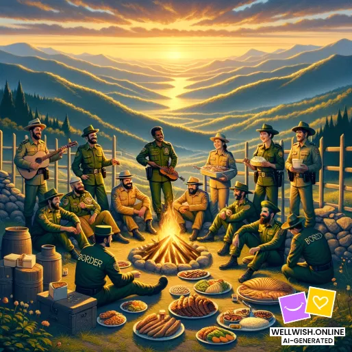 Celebrating the Courage of Border Guards: Protectors of Peace Greeting Card Celebrating the Courage of Border Guards: Protectors of Peace